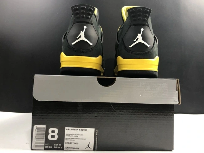 1st Kicks Jordan Retro 1030 4 Thunder 308497- Air TopPick 1120